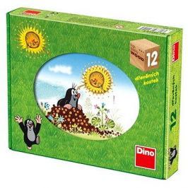 Dino dřevěné kostky kubus - Krtkův rok