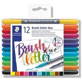 Staedtler Brush letter Duo 12 barev