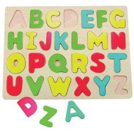 Woody Puzzle na desce - Abeceda