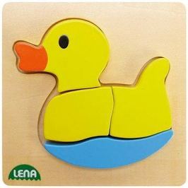 Lena Dřevěné puzzle - kačenka