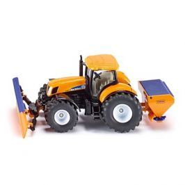Siku Super - Traktor s přední radlicí a sypačem soli