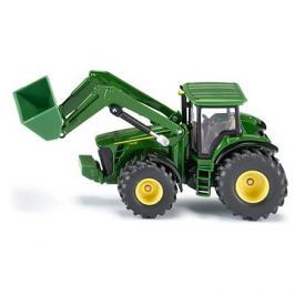 Siku Farmer - traktor John Deere s předním nakladačem