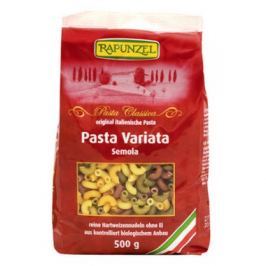 12 x Rapunzel Bio Kolínka barevná z tvrdé pšenice, 500g