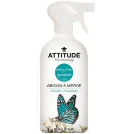Attitude BIO Čistič na sklo a zrcadla s vůní citronové kůry s rozprašovačem