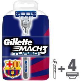 Gillette Mach3 Turbo Holicí Strojek + 4 náhradní hlavice Mach3 Turbo