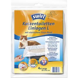 Swirl Vložka do toalety pro kočky - standard 4ks