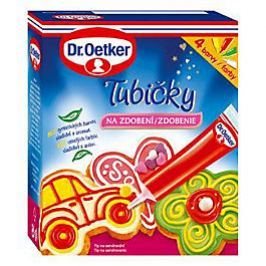 Dr.Oetker Decor Tubičky zdobící barevné
