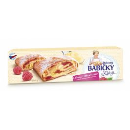 Nowaco Babiččin listový závin s náplní puding malina