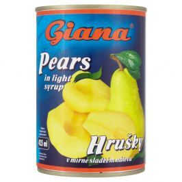 Giana Hrušky půlené v mírně sladkém nálevu