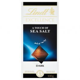 Lindt Excellence A Touch of Sea Salt hořká čokoláda