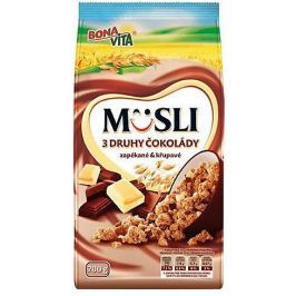 Bonavita Müsli 3 druhy čokoládové