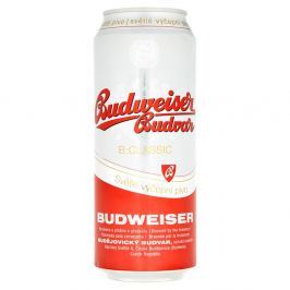 Budweiser Budvar B:classic výčepní světlé pivo - plech