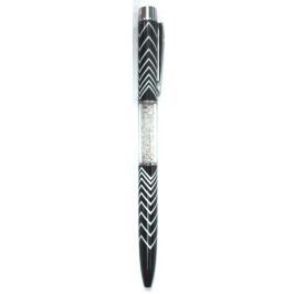 Albi Propiska s krystaly Geometrický vzor černobílý 14 cm