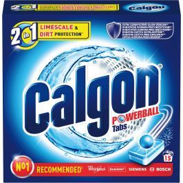 Calgon 2v1 Powerball Tabs změkčovač vody tablety proti vodnímu kameni 15 dávek 195 g