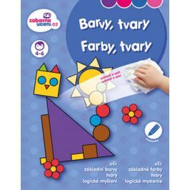 Ditipo Stíratelný sešit Barvy, tvary 4-6 let 16 stran 215 x 275 mm