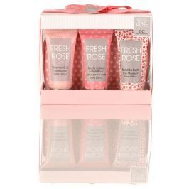 Body Collection Fresh sprchový gel 60 ml + tělové mléko 60 ml + koupelová pěna 60 ml, kosmetická cestovní sada