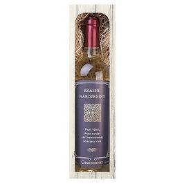 Bohemia Gifts & Cosmetics Chardonnay bílé Krásné narozeniny dárkové víno 750 ml