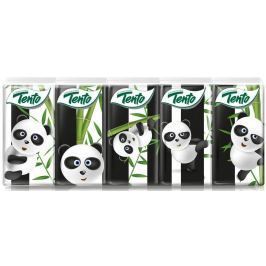 Tento Kids Panda hygienické kapesníky z čisté celulózy 3 vrstvé 10 x 10 kusů