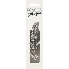 Albi Kovová záložka do knihy Peříčko 3,3 cm x 12 cm