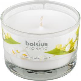 Bolsius Aromatic Lily Of The Valley - Konvalinka vonná svíčka ve skle 90 x 65 mm 247 g doba hoření cca 30 hodin