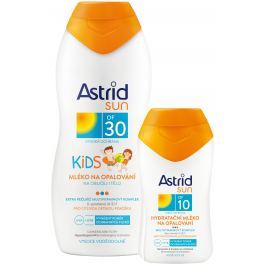 Astrid Sun Kids OF30 mléko na opalování 200 ml + Sun OF10 Hydratační mléko na opalování 100 ml, duopack