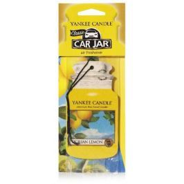 Yankee Candle Sicilian Lemon - Sicilský citrón vonná visačka do auta papírová 12 g
