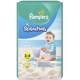 Pampers Splashers 3-4 jednorázové pleny do vody 6-11 kg 12 kusů