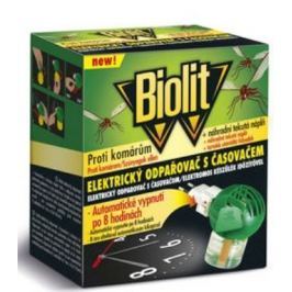 Biolit s časovačem k hubení komárů + Elektrický odpařovač tekutá náplň