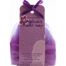 Bomb Cosmetics Černý rybíz - Berrylicious Sprchové masážní mýdlo 140 g