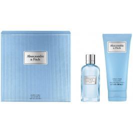 Abercrombie & Fitch First Instinct Blue Woman parfémovaná voda pro ženy 50 ml + tělové mléko 200 ml, dárková sada