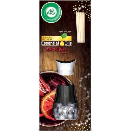 Air Wick Reed Diffuser Essential Oils Mulled Wine - Vůně svařeného vína vonné tyčinky osvěžovač vzduchu 30 ml