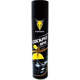 Coyote Cockpit Citron antistatický, čistí a ošetřuje plast, kůži, gumu, dřevo, koženku v interiéru vozidla 400 ml sprej