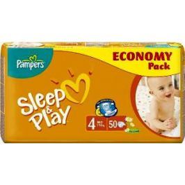 Pampers Sleep & Play 4 Maxi 7 - 14 kg plenkové kalhotky 50 kusů