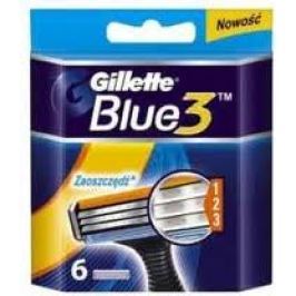 Gillette Blue 3 náhradní hlavice 3 břity 6 ks