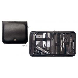Kellermann 3 Swords Luxusní manikúra Artical Leather Travelling Kit 12 dílů
