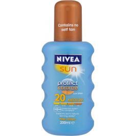 Nivea Sun Protect & Bronze SPF20+ intenzivní sprej na opalování Medium 200 ml