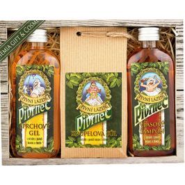Bohemia Gifts & Cosmetics Pivrnec sprchový gel 100 ml + Koupelová sůl 150 g + Vlasový šampon 100 ml