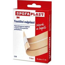 3M Spofaplast 154 textilní náplast 6 cm x 1 m 1 kus