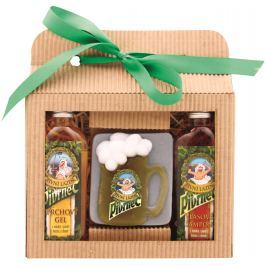 Bohemia Gifts & Cosmetics Pivrnec Pivní lázně Sprchový gel 100 ml + Šampon na vlasy 100ml + Tuhé mýdlo 70 g, kosmetická sada