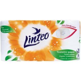 Linteo Care & Comfort toaletní papír 3 vrstvý 15 m 8 kusů