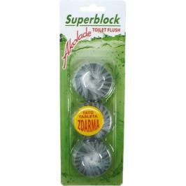 Akolade Superblock Green Wc blok do nádržky 3 x 50 g