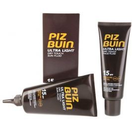Piz Buin Ultra Light SPF15 Fluid na opalování 150 ml + SPF15 Fluid na opalování pleti 50 ml