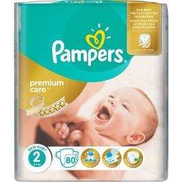 Pampers Premium Care 2 Mini 3-6 kg jednorázové plenky 80 kusů